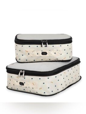 Lug Cargo 2pc Compression Cubes NWT Paws Black